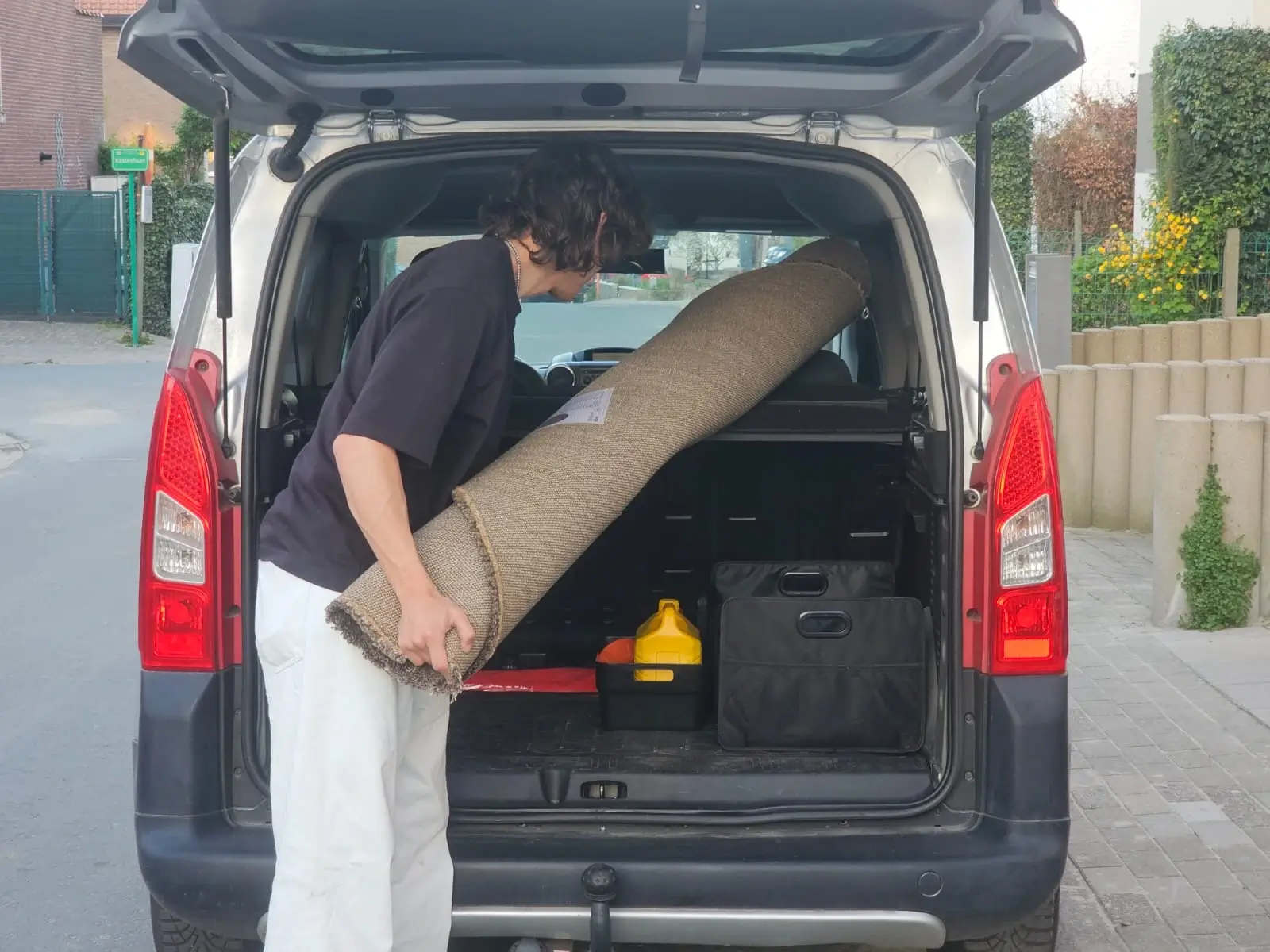 Récupération de tapis à domicile par notre équipe